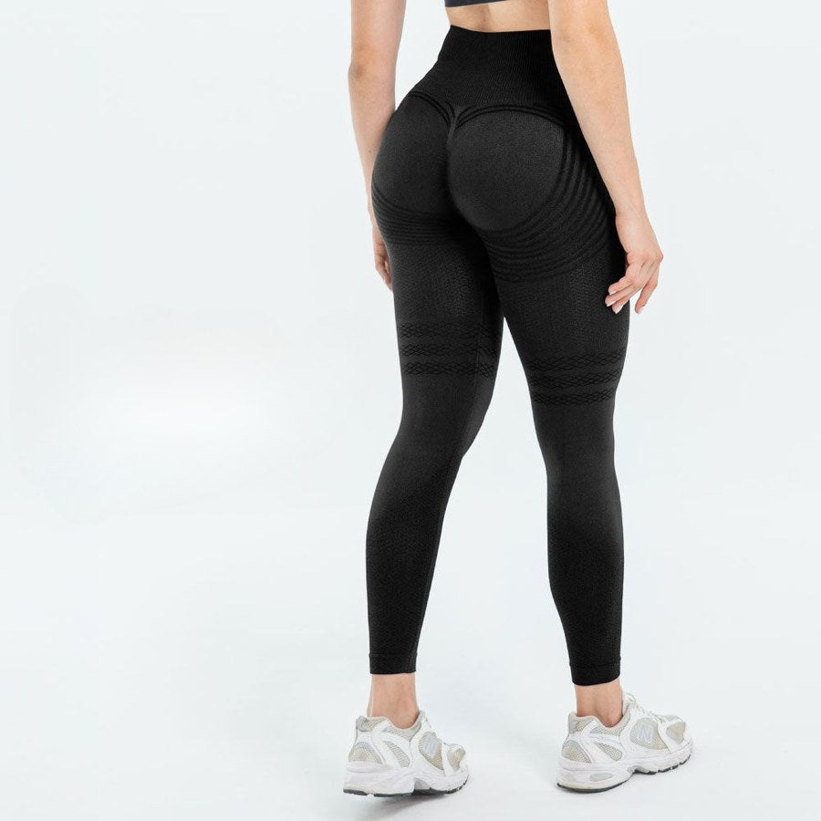 Leggings 3D VivaCuerpo™ - Negro